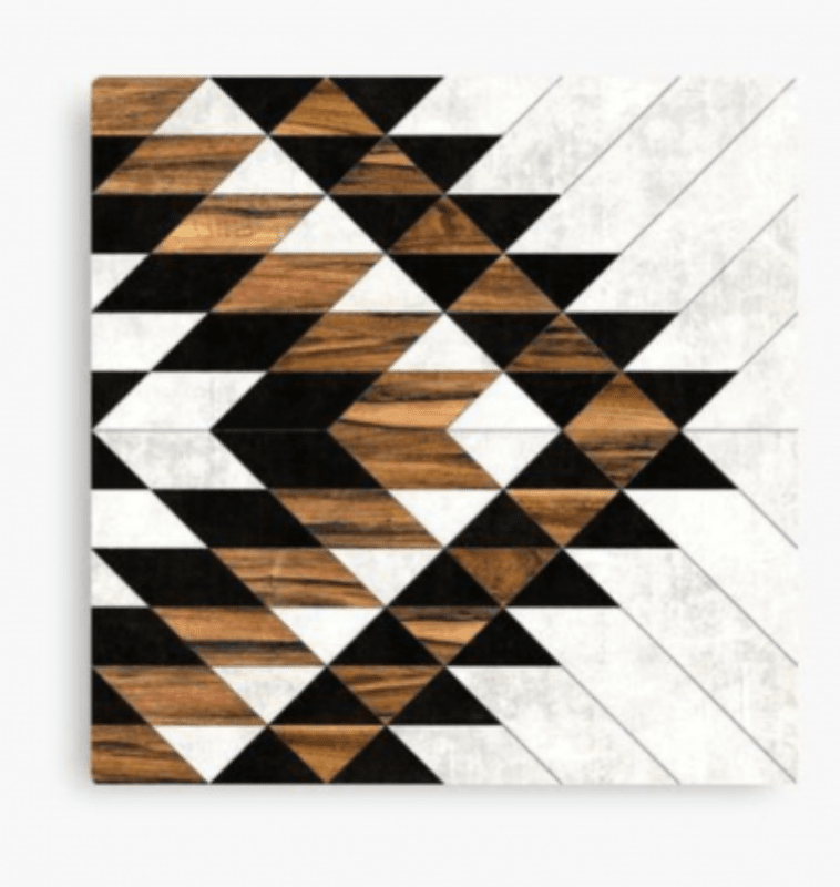 Artă geometrică din lemn