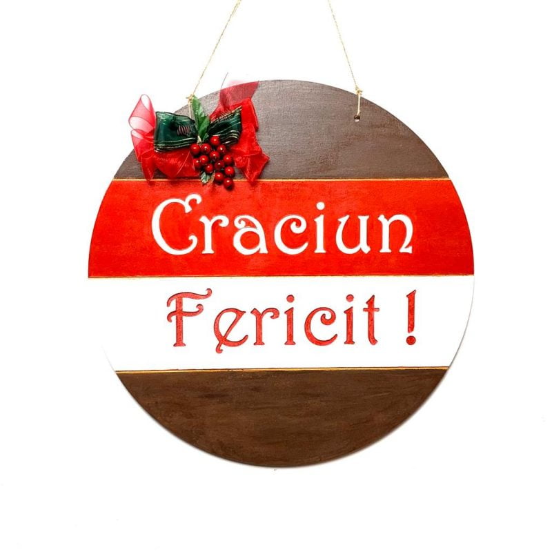 Decoratiune Craciun Fericit