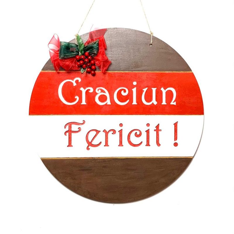 Decoratiune Craciun Fericit