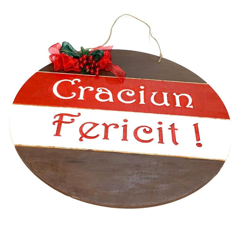 Decoratiune Craciun Fericit