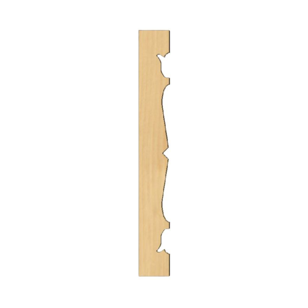 Scândura Ornamentală Lalea 80x10 cm Natur